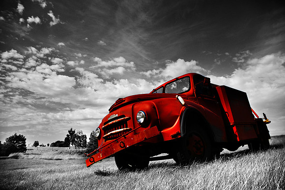 The old fire engine